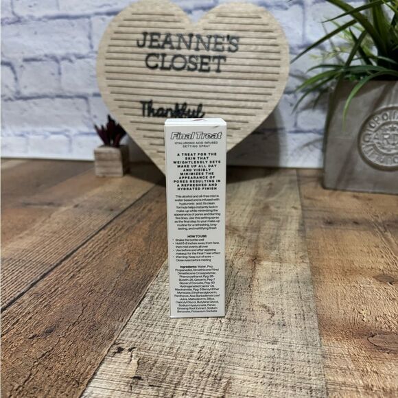 TYS BEAUTY Final Treat + Clear Hyaluronic Acid Setting Spray FULL SZ - Picture 4 of 8